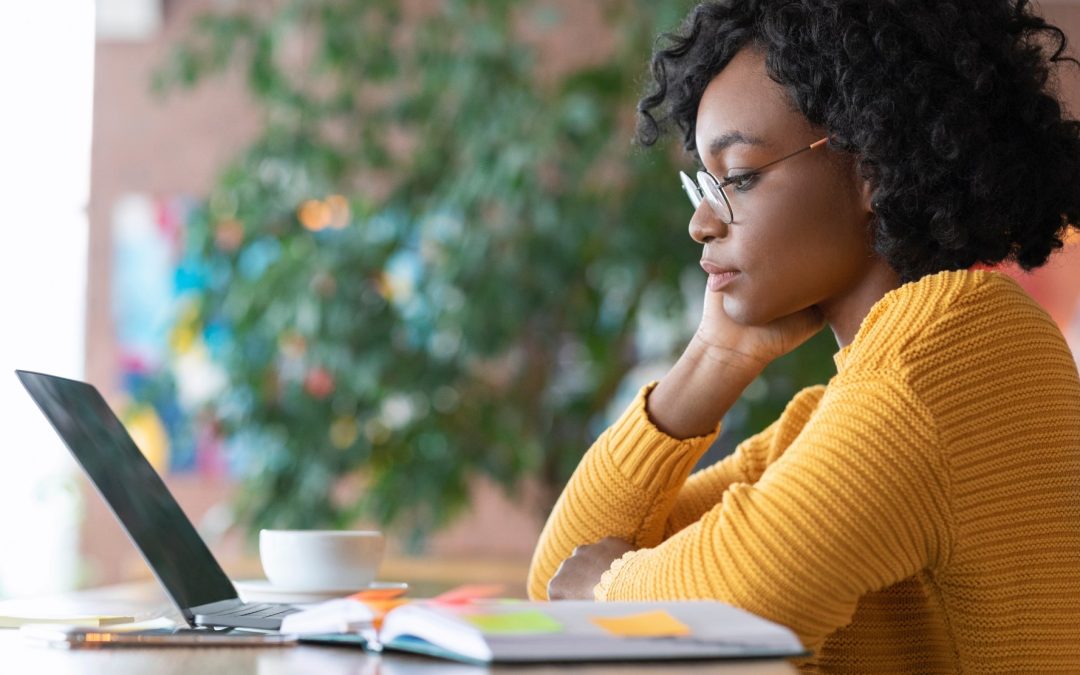 Woman at Computer
